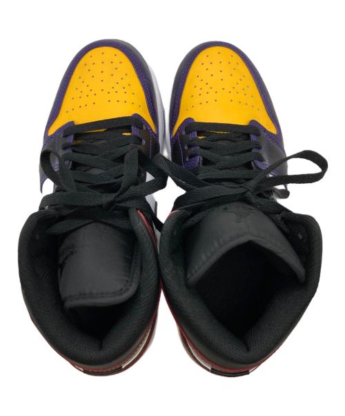 NIKE（ナイキ）NIKE (ナイキ) AIR JORDAN 1 MID SE ホワイト×イエロー サイズ:25cmの古着・服飾アイテム