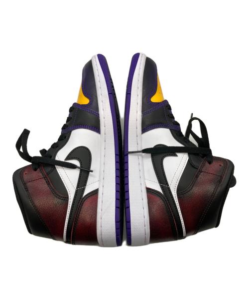 NIKE（ナイキ）NIKE (ナイキ) AIR JORDAN 1 MID SE ホワイト×イエロー サイズ:25cmの古着・服飾アイテム