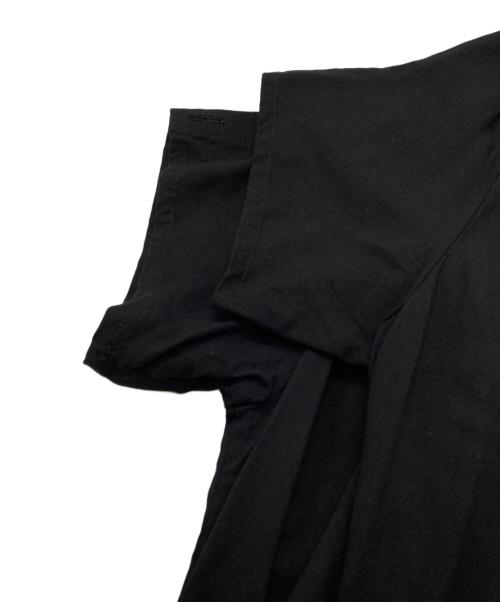 Yohji Yamamoto collections（ヨウジヤマモトコレクションズ）Yohji Yamamoto collections (ヨウジヤマモトコレクションズ) Ry SEETING CLOTH R DRAPED SHIRT DRESS ブラック サイズ:2の古着・服飾アイテム