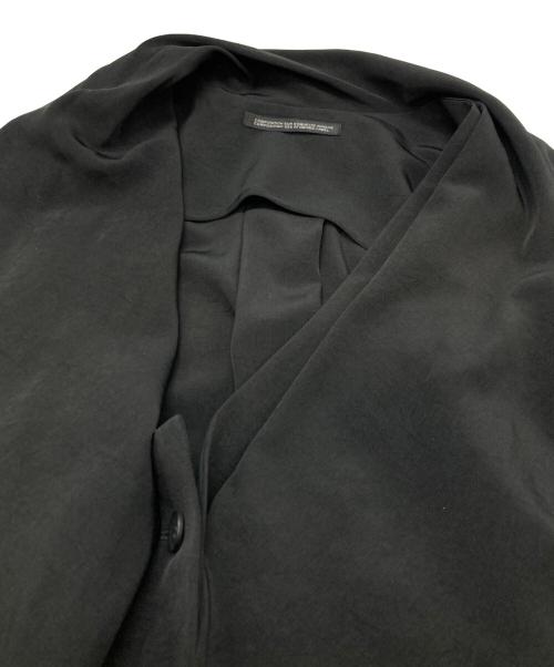 Yohji Yamamoto collections（ヨウジヤマモトコレクションズ）Yohji Yamamoto collections (ヨウジヤマモトコレクションズ) クレープデシンジャケットベスト ブラック サイズ:2の古着・服飾アイテム
