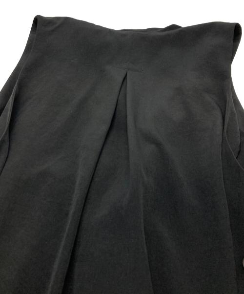 Yohji Yamamoto collections（ヨウジヤマモトコレクションズ）Yohji Yamamoto collections (ヨウジヤマモトコレクションズ) クレープデシンジャケットベスト ブラック サイズ:2の古着・服飾アイテム