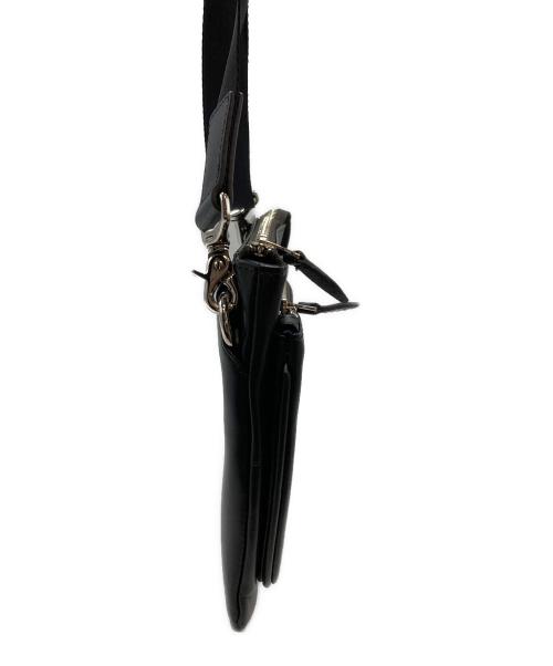 TAKEO KIKUCHI（タケオキクチ）TAKEO KIKUCHI (タケオキクチ) 2WAY ショルダークラッチバッグ ブラックの古着・服飾アイテム