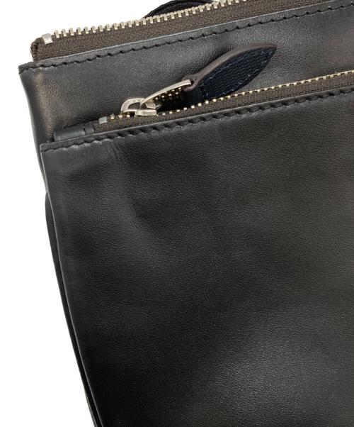 TAKEO KIKUCHI（タケオキクチ）TAKEO KIKUCHI (タケオキクチ) 2WAY ショルダークラッチバッグ ブラックの古着・服飾アイテム