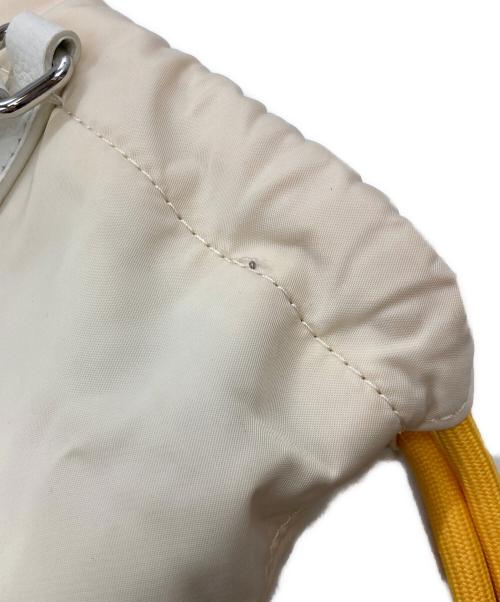 COLE HAAN（コールハーン）COLE HAAN (コールハーン) 2wayリュック ベージュ×イエローの古着・服飾アイテム