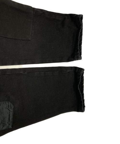 LAUREN RALPH LAUREN（ローレンラルフローレン）LAUREN RALPH LAUREN (ローレンラルフローレン) パッチワークリペア加工デニムパンツ ブラック サイズ:6の古着・服飾アイテム