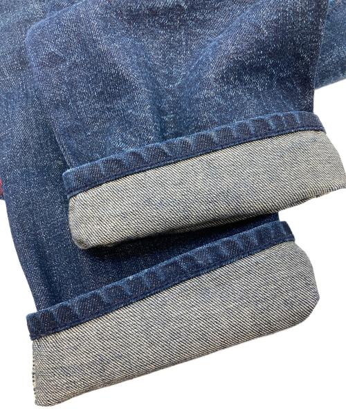 POLO RALPH LAUREN（ポロ・ラルフローレン）POLO RALPH LAUREN (ポロ・ラルフローレン) パッチワークダメージリペア加工デニムパンツ インディゴ サイズ:28の古着・服飾アイテム