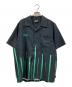 SUPPLIER（サプライヤー）の古着「オープンカラーシャツ」｜グリーン