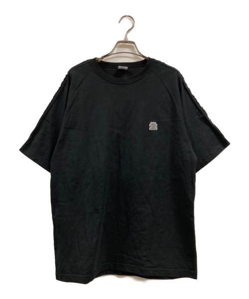 BlackEyePatch（ブラックアイパッチ）BlackEyePatch (ブラックアイパッチ) KANJI TAPED TEE ブラック サイズ:Lの古着・服飾アイテム
