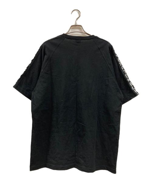 BlackEyePatch（ブラックアイパッチ）BlackEyePatch (ブラックアイパッチ) KANJI TAPED TEE ブラック サイズ:Lの古着・服飾アイテム