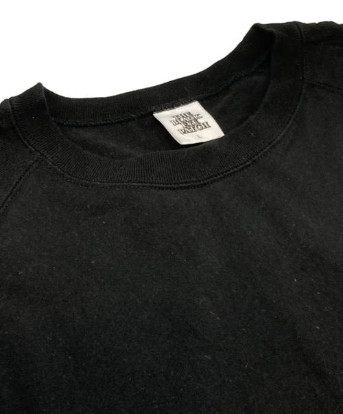 BlackEyePatch（ブラックアイパッチ）BlackEyePatch (ブラックアイパッチ) KANJI TAPED TEE ブラック サイズ:Lの古着・服飾アイテム