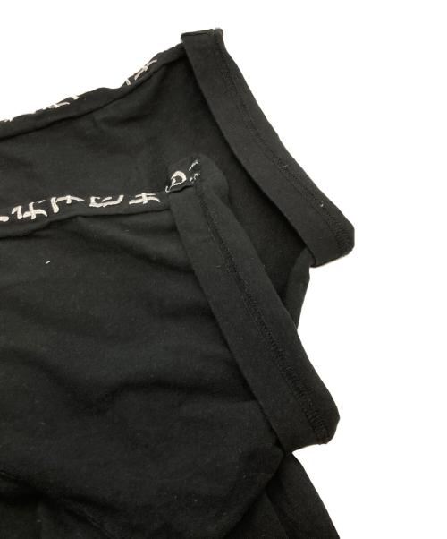 BlackEyePatch（ブラックアイパッチ）BlackEyePatch (ブラックアイパッチ) KANJI TAPED TEE ブラック サイズ:Lの古着・服飾アイテム