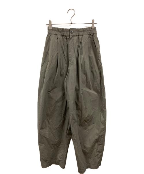 BABYLONE（バビロン）BABYLONE (バビロン) コットンナイロンタックパンツ グレー サイズ:FREEの古着・服飾アイテム