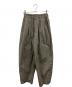 BABYLONE（バビロン）の古着「コットンナイロンタックパンツ」｜グレー