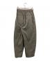 BABYLONE (バビロン) コットンナイロンタックパンツ グレー サイズ:FREE：6000円