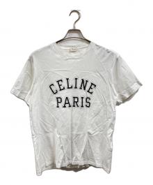 CELINE（セリーヌ）の古着「ルーズ Tシャツ / コットンジャージー」｜ホワイト