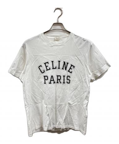 専用　未使用品！　セリーヌ　コットン リブ　ストレッチ　ボディスーツ　ロゴ　白 中古・古着通販】CELINE (セリーヌ) ルーズ Tシャツ / コットン