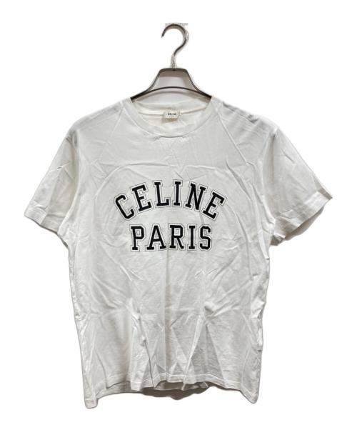 CELINE（セリーヌ）CELINE (セリーヌ) ルーズ Tシャツ / コットンジャージー ホワイト サイズ:Sの古着・服飾アイテム