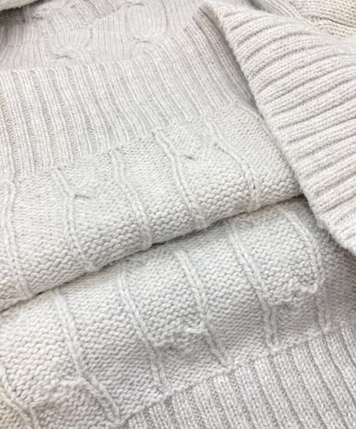 POLO RALPH LAUREN（ポロ・ラルフローレン）POLO RALPH LAUREN (ポロ・ラルフローレン) ケーブルニット グレー サイズ:Lの古着・服飾アイテム