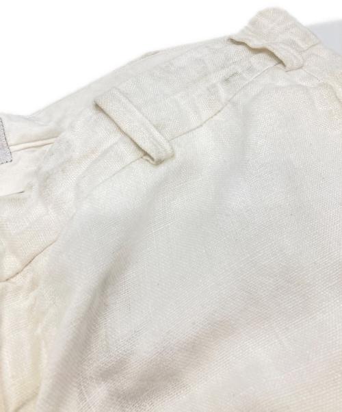 C.P COMPANY（シーピーカンパニー）C.P COMPANY (シーピーカンパニー) リネンハーフパンツ ホワイト サイズ:50の古着・服飾アイテム