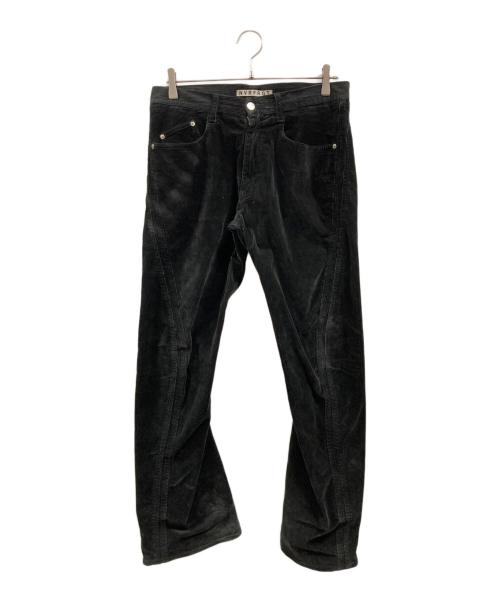 NVRFRGT（ネヴァーフォーゲット）NVRFRGT (ネヴァーフォーゲット) CORDUROY 3D TWISTED 5P PANTS ブラック サイズ:2の古着・服飾アイテム