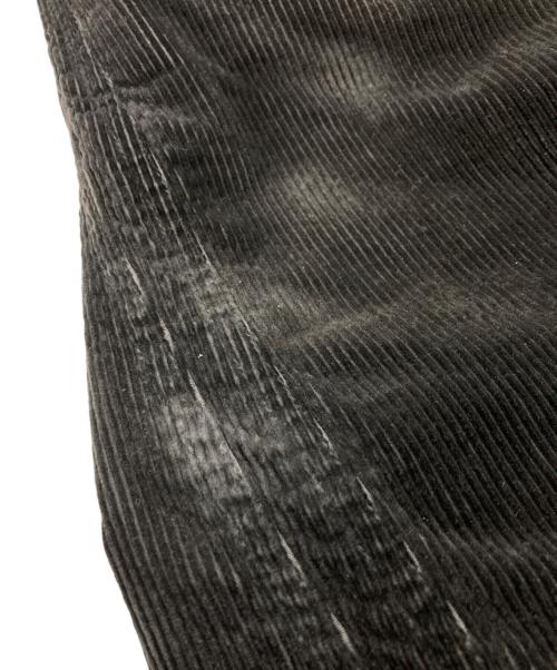 NVRFRGT（ネヴァーフォーゲット）NVRFRGT (ネヴァーフォーゲット) CORDUROY 3D TWISTED 5P PANTS ブラック サイズ:2の古着・服飾アイテム