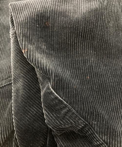 NVRFRGT（ネヴァーフォーゲット）NVRFRGT (ネヴァーフォーゲット) CORDUROY 3D TWISTED 5P PANTS ブラック サイズ:2の古着・服飾アイテム