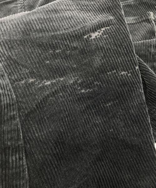 NVRFRGT（ネヴァーフォーゲット）NVRFRGT (ネヴァーフォーゲット) CORDUROY 3D TWISTED 5P PANTS ブラック サイズ:2の古着・服飾アイテム