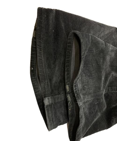 NVRFRGT（ネヴァーフォーゲット）NVRFRGT (ネヴァーフォーゲット) CORDUROY 3D TWISTED 5P PANTS ブラック サイズ:2の古着・服飾アイテム