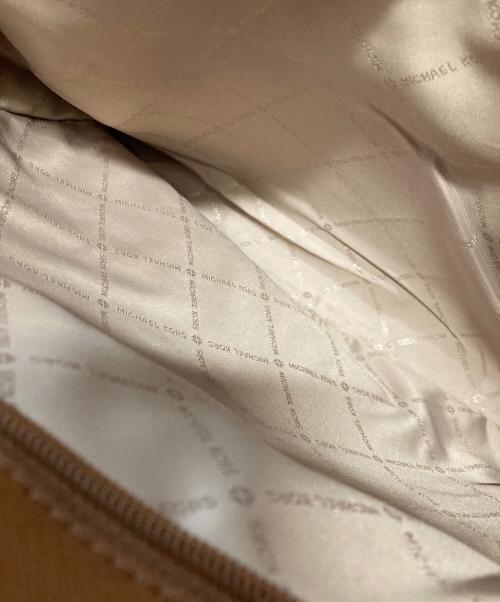 MICHAEL KORS（マイケル・コース）MICHAEL KORS (マイケル・コース) シグネチャートートバッグ アイボリーの古着・服飾アイテム