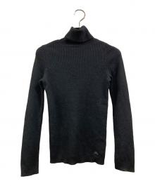 BURBERRY BLUE LABEL（バーバリー ブルー レーベル）の古着「タートルネックニット」｜ブラック