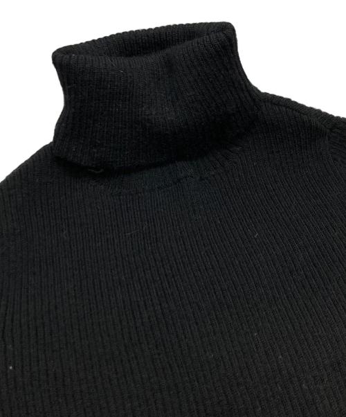 BURBERRY BLUE LABEL（バーバリー ブルー レーベル）BURBERRY BLUE LABEL (バーバリー ブルー レーベル) タートルネックニット ブラック サイズ:38の古着・服飾アイテム