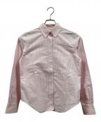 BROOKS BROTHERSブルックスブラザーズ）の古着「ボタンダウンストライプシャツ」｜ホワイト×ピンク