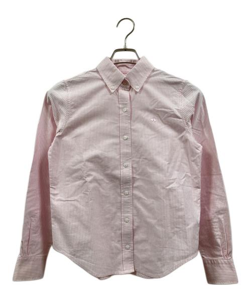 BROOKS BROTHERS（ブルックスブラザーズ）BROOKS BROTHERS (ブルックスブラザーズ) ボタンダウンストライプシャツ ホワイト×ピンクの古着・服飾アイテム