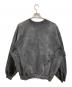 BELVET (ベルベット) 16.2oz BE logo stitch sweat ブラック サイズ:L：7000円