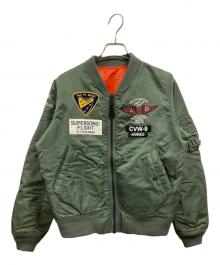 AVIREX（アヴィレックス）の古着「フライトジャケット」｜カーキ