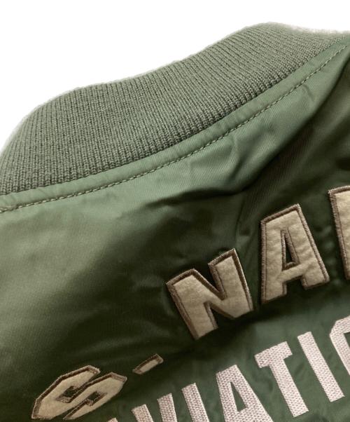 AVIREX（アヴィレックス）AVIREX (アヴィレックス) フライトジャケット カーキ サイズ:Lの古着・服飾アイテム