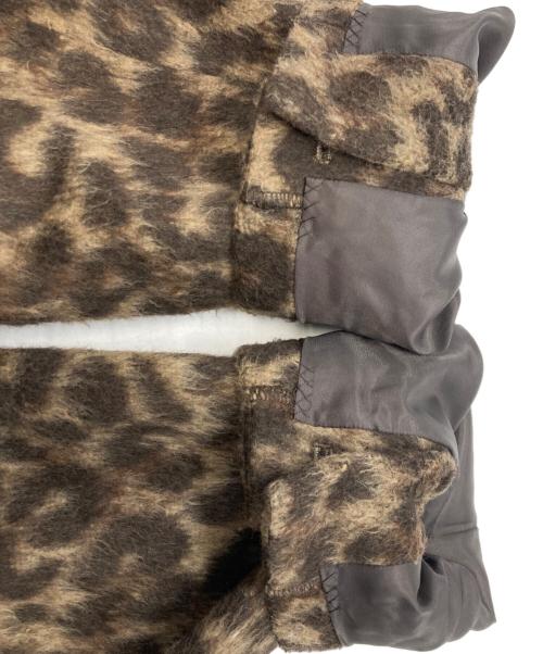 Drawing Numbers（ドローイングナンバーズ）Drawing Numbers (ドローイングナンバーズ) レオパードワイドジャケット ブラウン サイズ:Mの古着・服飾アイテム