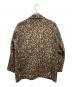 Drawing Numbers (ドローイングナンバーズ) レオパードワイドジャケット ブラウン サイズ:M：15000円