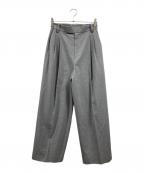 Whim Gazetteウィムガゼット）の古着「センタープレスパンツ」｜グレー