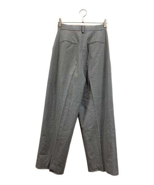 Whim Gazette（ウィムガゼット）Whim Gazette (ウィムガゼット) センタープレスパンツ グレー サイズ:38の古着・服飾アイテム