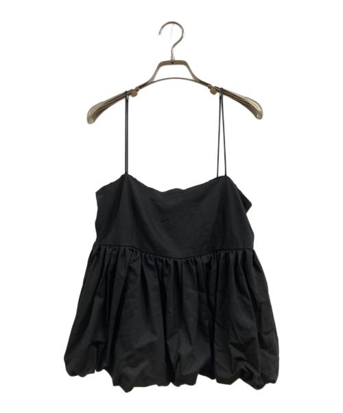 Whim Gazette（ウィムガゼット）Whim Gazette (ウィムガゼット) バルーンキャミブラウス ブラック サイズ:FREEの古着・服飾アイテム