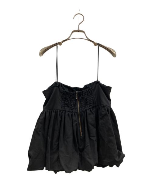 Whim Gazette（ウィムガゼット）Whim Gazette (ウィムガゼット) バルーンキャミブラウス ブラック サイズ:FREEの古着・服飾アイテム
