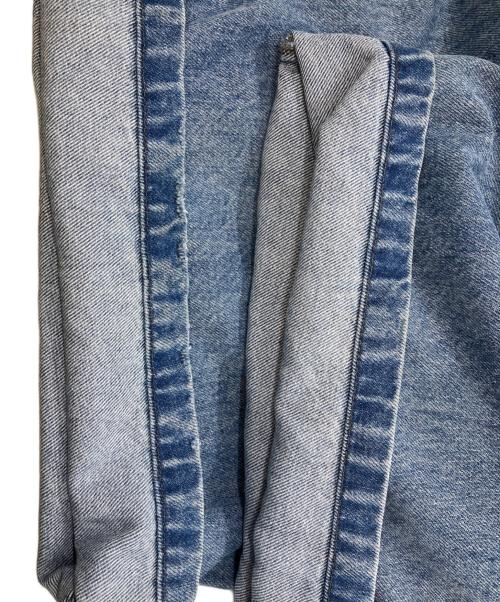 Whim Gazette（ウィムガゼット）Whim Gazette (ウィムガゼット) デニムタックパンツ インディゴ サイズ:Mの古着・服飾アイテム