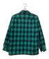 BLACK DESIGNS (ブラックデザイン) オンブレチェックネルシャツ グリーン サイズ:M：8000円