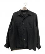 WACKO MARIAワコマリア）の古着「50’ｓSHIRT L/S TYPE5/オープンカラーシャツ」｜ブラック
