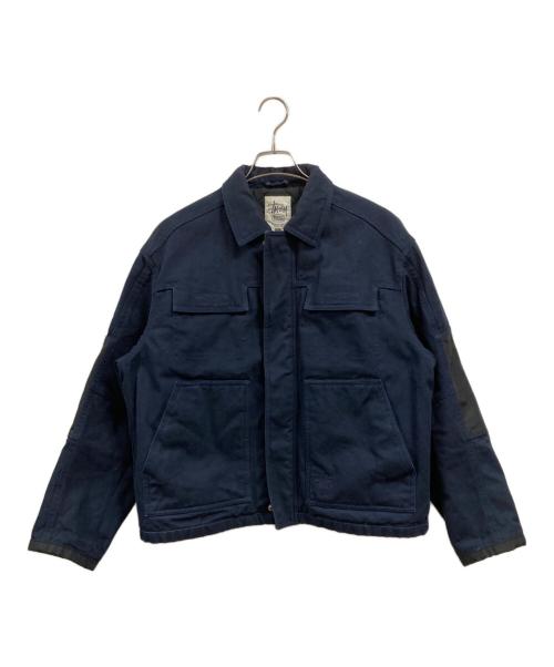 stussy（ステューシー）stussy (ステューシー) WORK GEAR JACKET ネイビー サイズ:Mの古着・服飾アイテム