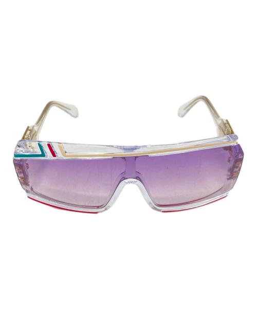 CAZAL（カザール）CAZAL (カザール) スクエアサングラス パープルの古着・服飾アイテム