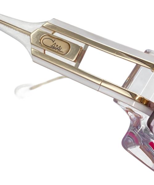 CAZAL（カザール）CAZAL (カザール) スクエアサングラス パープルの古着・服飾アイテム