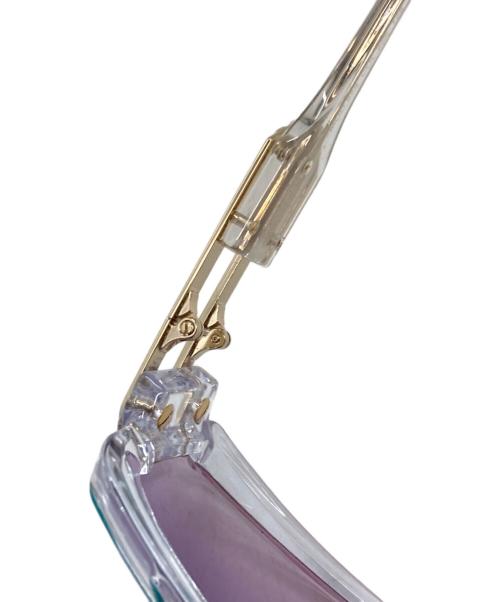 CAZAL（カザール）CAZAL (カザール) スクエアサングラス パープルの古着・服飾アイテム