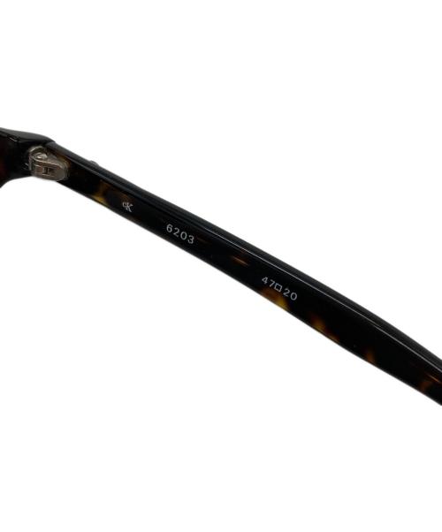 Calvin Klein（カルバンクライン）Calvin Klein (カルバンクライン) サングラス ブラウン サイズ:47□20の古着・服飾アイテム